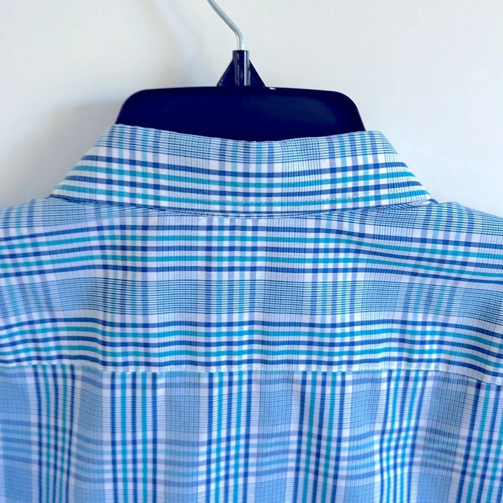 Banana Republic 100% Cotton Non-Iron Long Sleeve Shirt Size XXL 18-18 1/2 36”
